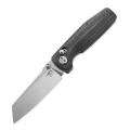 Нож BESTECH SLASHER  складной, сталь D2, стоунвош, рукоять- черная микарта BG43A-1