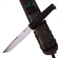 Нож KIZLYAR SUPREME AGGRESSOR фиксированный, сталь AUS-8 StoneWash, Black Kraton Handle туристический нож