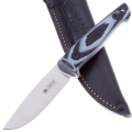 Нож KIZLYAR SUPREME SANTI фиксированный, сталь AUS-8 StoneWash, G10 Handle, Leather Sheath туристический нож