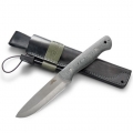 Нож фиксированный N.C. Custom FORESTER, сталь -X105, рукоять-микарта