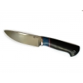 Нож СЕМИНА КАЙМАН сталь VG-10, рукоять- мельхиор, стабилизированная карельская береза, черное дерево