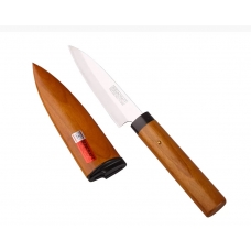 Нож кухонный SUN CRAFT для фруктов 9.5 см с деревянным чехлом