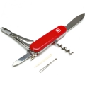 Нож WENGER CLASSIK 02 красный (скл. 9 функций, 85mm)